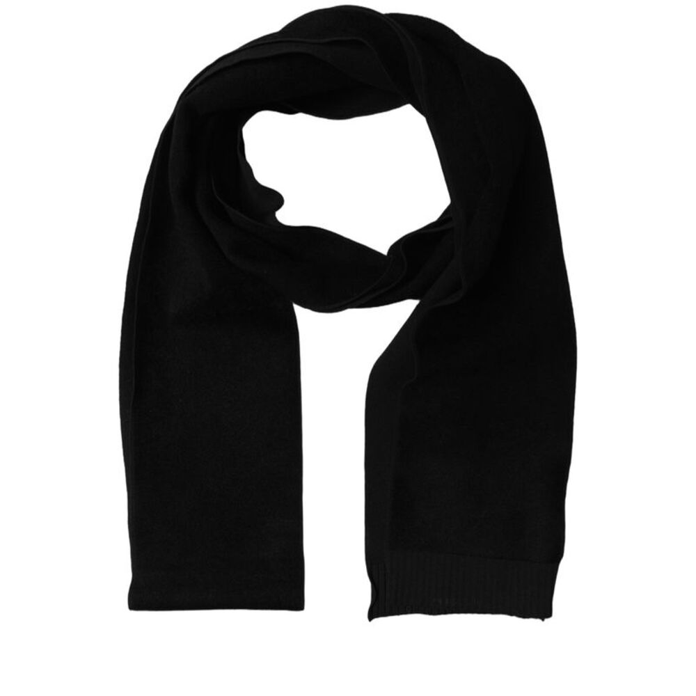 Dolce & Gabbana Black Cashmere Knitted Ribbed Shawl Women's Scarf